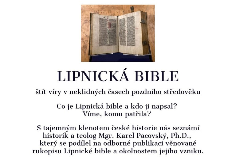 Večer s Karlem Pacovským - Lipnická Bible